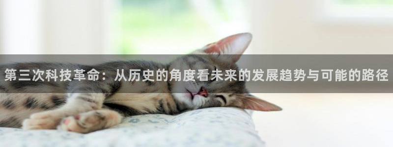 第三次科技革命：从历史的角度看未来的发展趋势与可能的路径